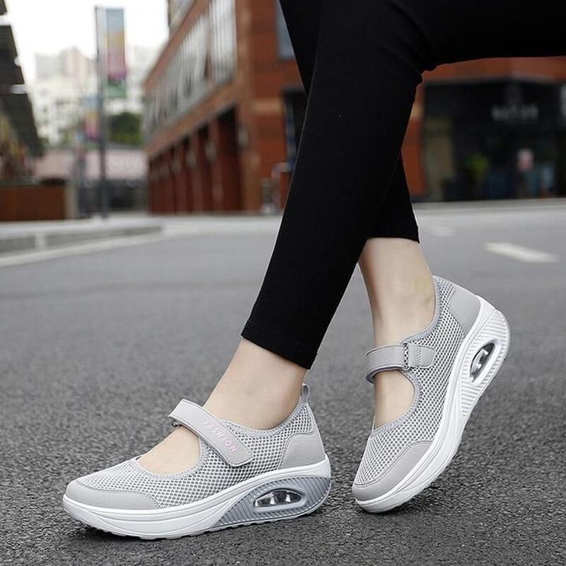 Scarpe da passeggio per donna leggere, traspiranti ed elastiche