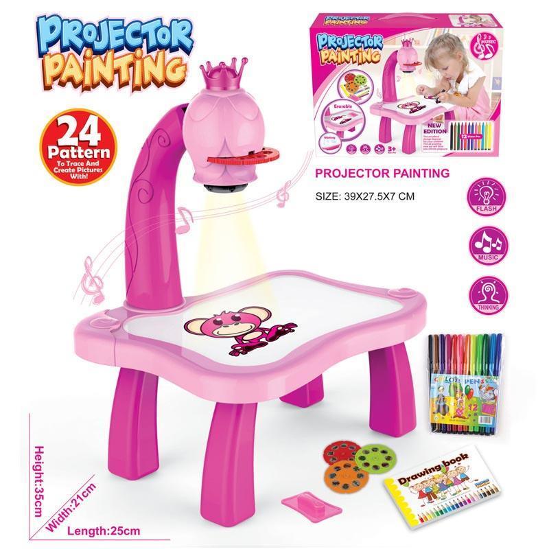 Kinder Zeichenbrett Projektor Malerei Set
