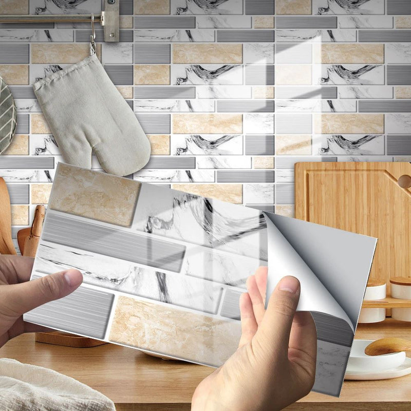 Kreative 3D-Fliesenaufkleber für die Landschaftsgestaltung