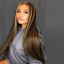 Front Lace Mittelscheitel lange gerade Perücke für Frauen