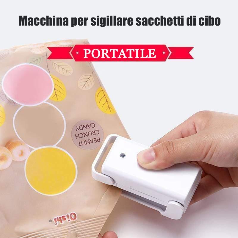 Sigillatrice portatile per sacchetti di cibo