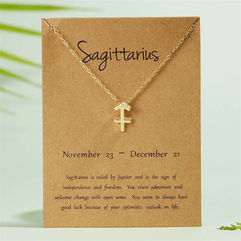 Collana con 12 segni zodiacali