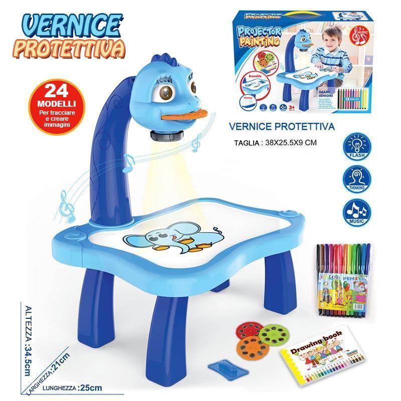 Tavolo da disegno magnetico in plastica per bambini