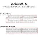 White Brick 3D Wandpaneele