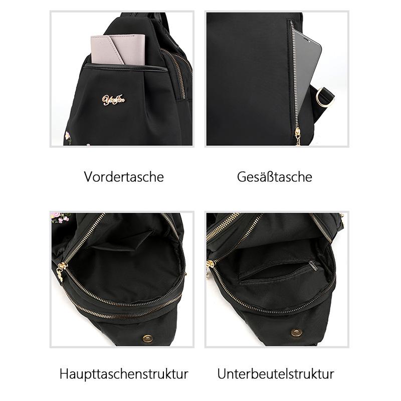 Bestickter Rucksack