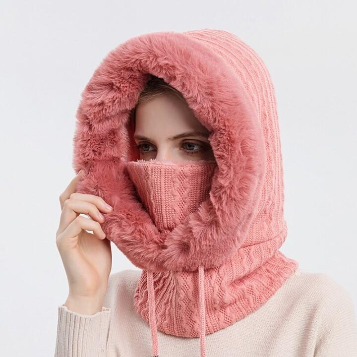 Winter Knit Set Warme, winddichte Unisex-Kappe