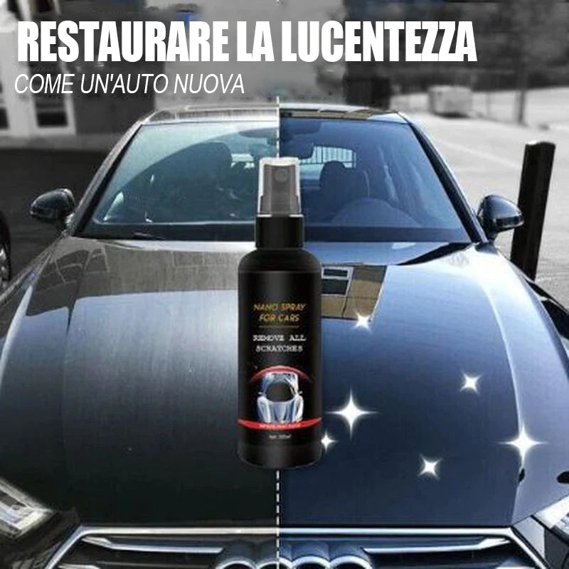 Spray per riparare i graffi sulle auto