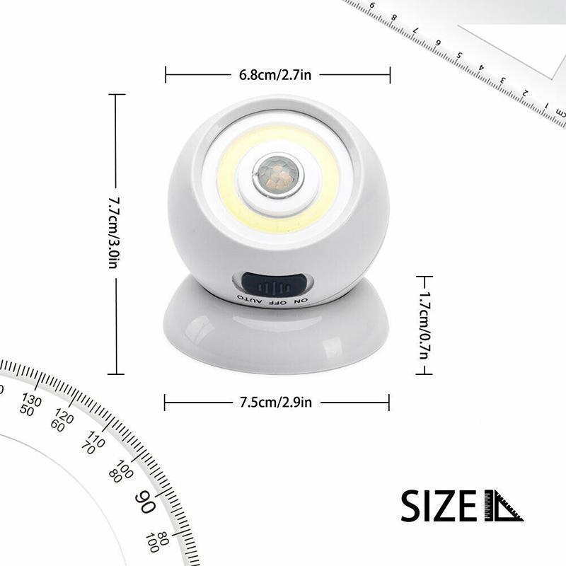 USB Luce del sensore di movimento ricaricabile