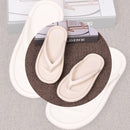 Rutschfeste, verschleißfeste Plateau-Flip-Flops