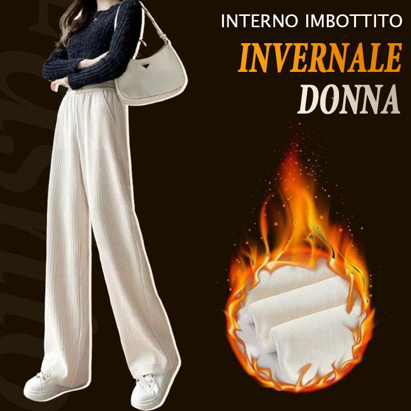 Pantaloni invernali spessi per le donne