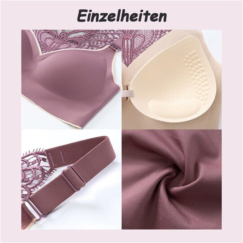 Trägerloser BH mit Schmetterlingsstickerei