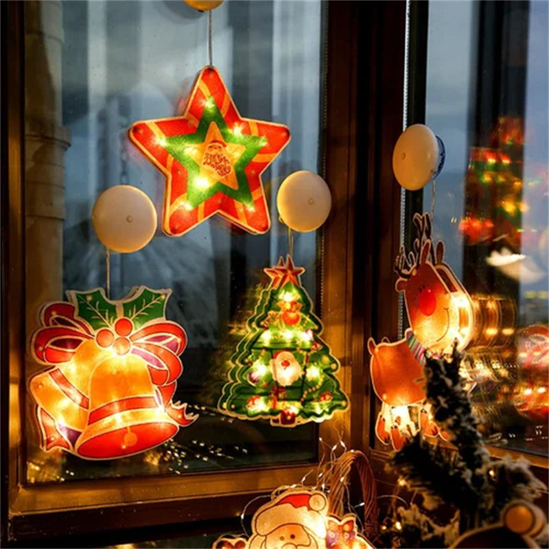 Luce da appendere alla finestra di Natale