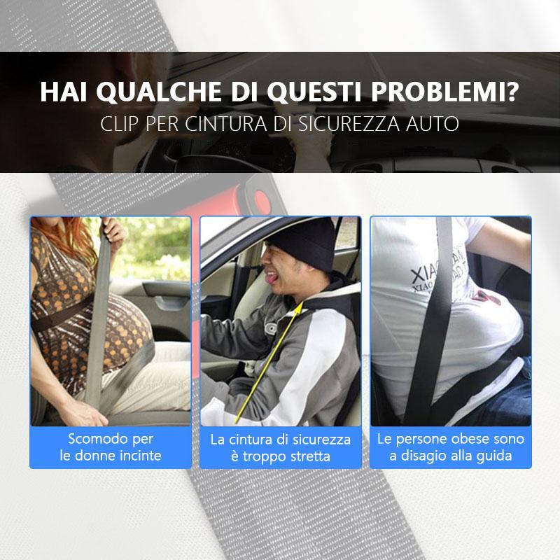 Clip per cintura di sicurezza per auto