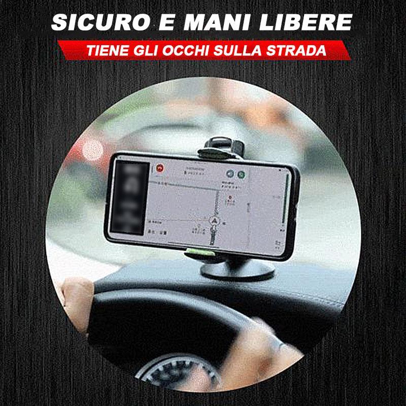 Supporto per telefono a ventosa per auto regolabile