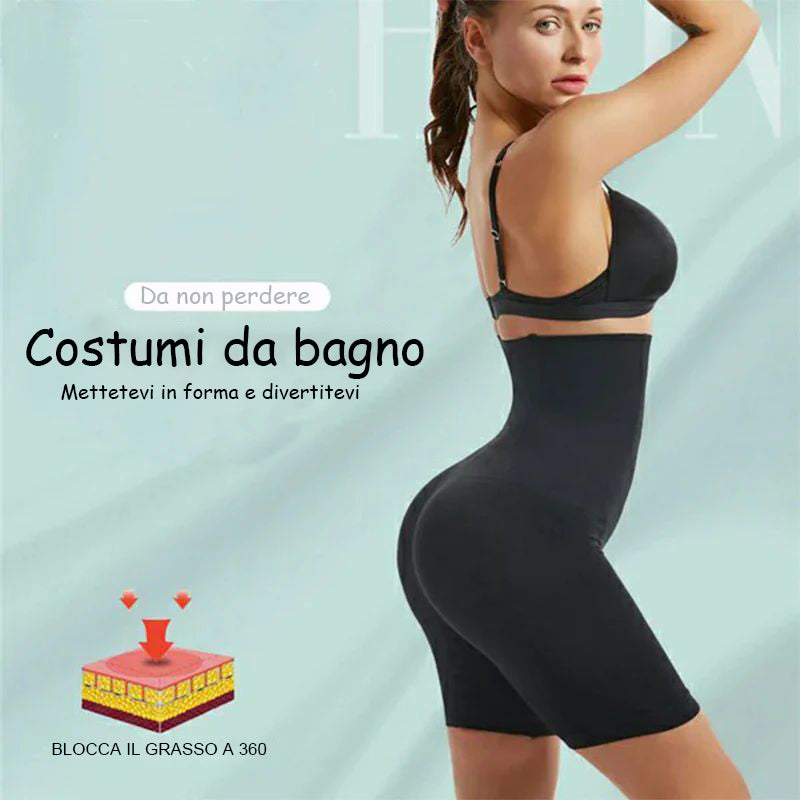 Pantaloncini da donna con fascia addominale