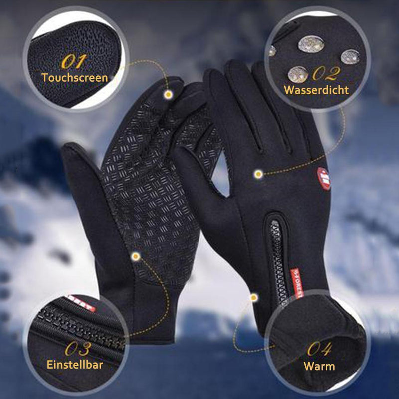 Touchscreen warme winddichte Handschuhe Unisex