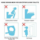 Biologisch abbaubarer Einweg-Toilettensitzbezug aus Kunststoff