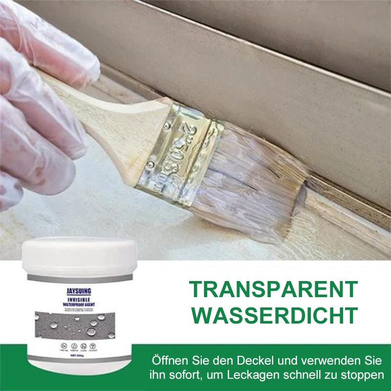 Transparentes wasserdichtes Beschichtungsmittel