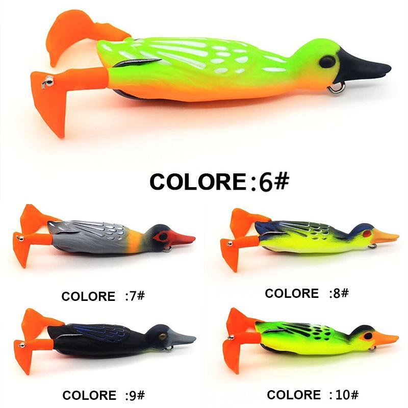 Esca da pesca topwater 3D Duck