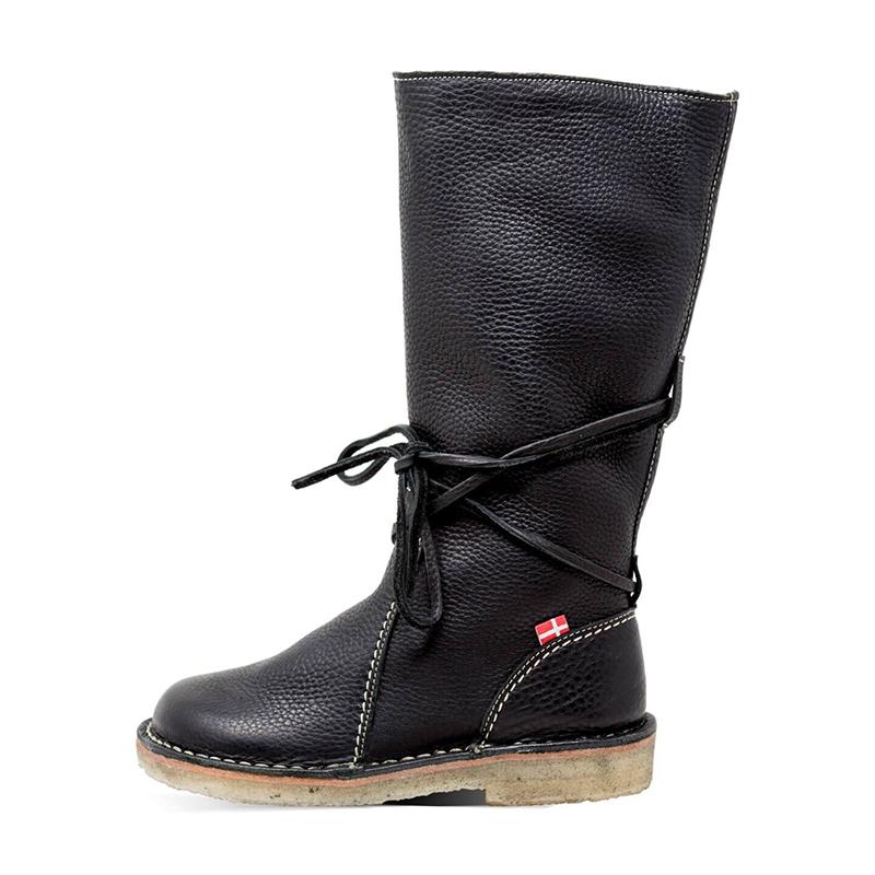 DAMEN LÄSSIGE VINTAGE WINTER SCHNEE LANGE STIEFEL