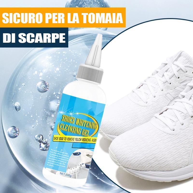 Gel detergente sbiancante per scarpe