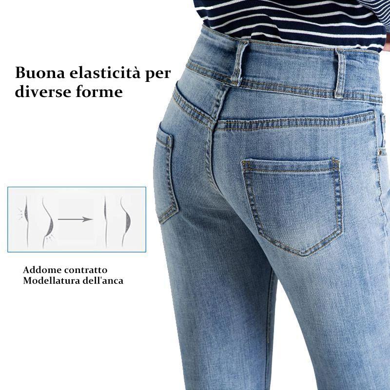 Jeans elasticizzati alla moda