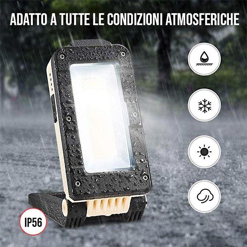 LAMPADA PORTATILE MULTIFUNZIONALE A LED