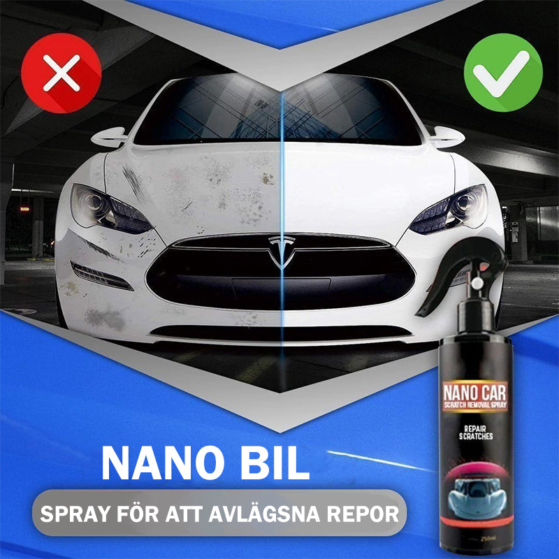Nano-spray för borttagning av repor för bilar