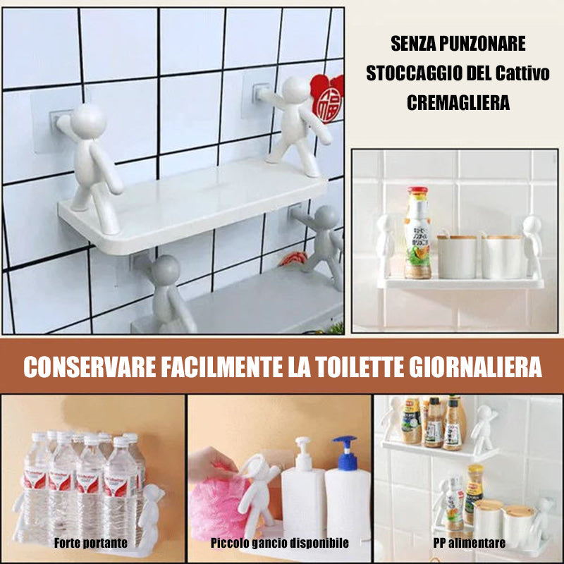 Scaffale per la cucina del bagno