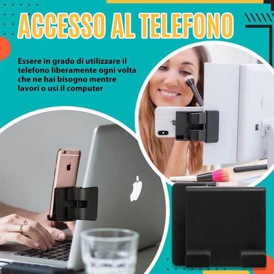 SUPPORTO PER TELEFONO LATERALE PER LAPTOP