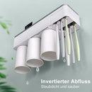 Praktisch Zahnbürstenhalter Set mit Zahnpasta Auspressgerät