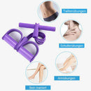 4-Rohr Yoga-Gurt Elastisches Zugseil