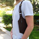 Achseltasche mit doppelter Schulter