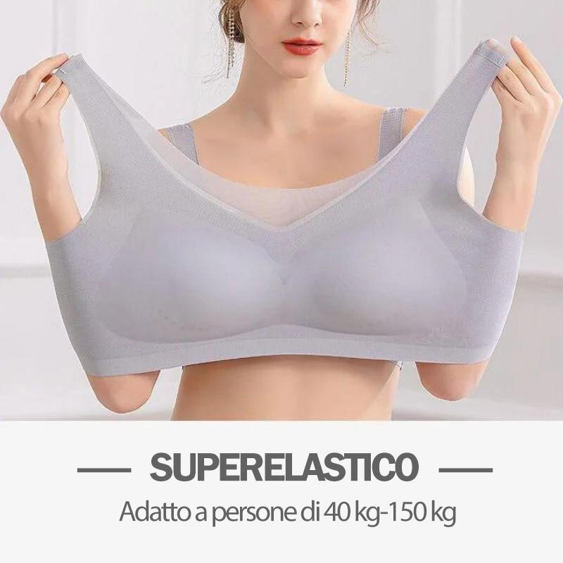 Reggiseno senza cuciture in seta di ghiaccio ultrasottile