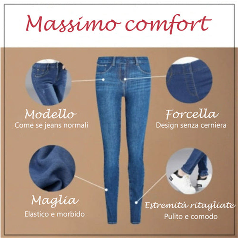 Jeans leggings perfetti adatti