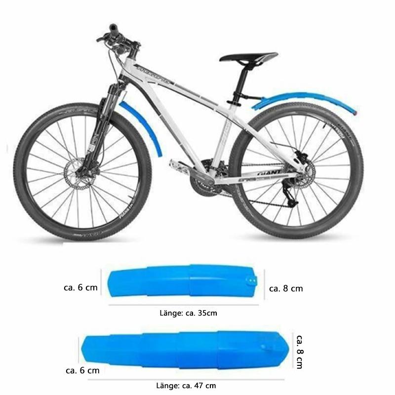 Super druckfester Fahrrad einziehbarer Kotflügel mit Rücklichtern