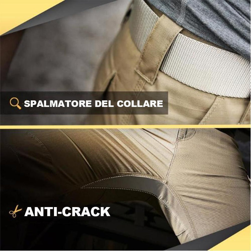 Pantaloni tattici impermeabili da uomo con tasche