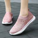 Atmungsaktive Strass-Freizeitschuhe