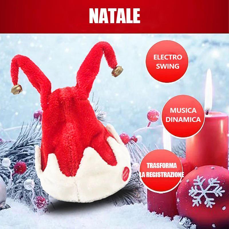 Cappello da Babbo Natale musicale elettrico