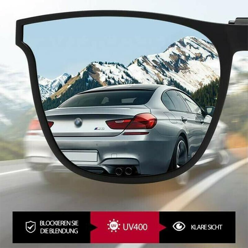 Polarisierte Clip-On-Clip-Top-Sonnenbrille aus Metall für Korrektionsbrillen