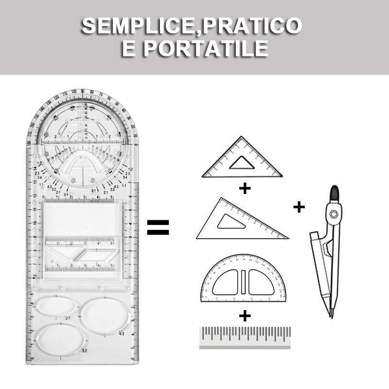 Righello Geometrico Multifunzionale