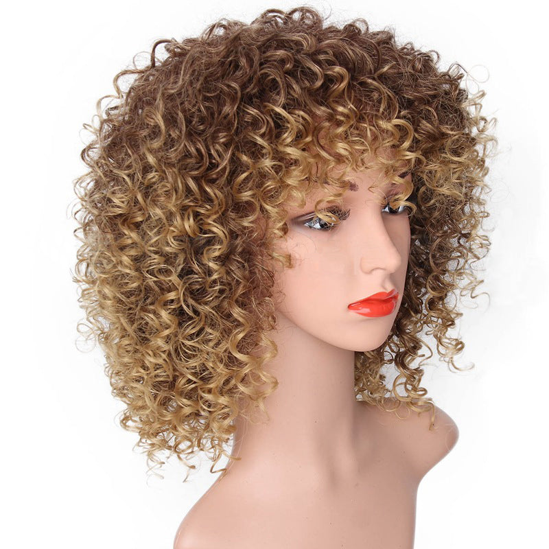 Mixd Blonde Afro-Perücken für Frauen