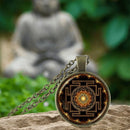 Sri Lanka Yantra Anhänger Halskette