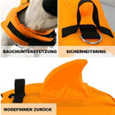 Reflektierende Rettungsweste für Hunde mit hervorragendem Auftrieb und Rettungsgriff