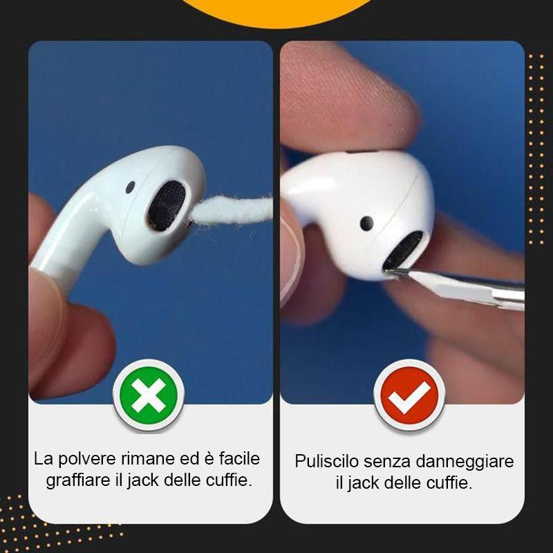 Penna per la pulizia delle cuffie Bluetooth