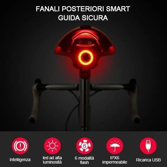 Fanale posteriore per bici ultra-intelligente