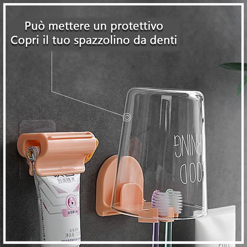 Set dentifricio e portaspazzolino