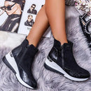 Stiefeletten aus Wildleder