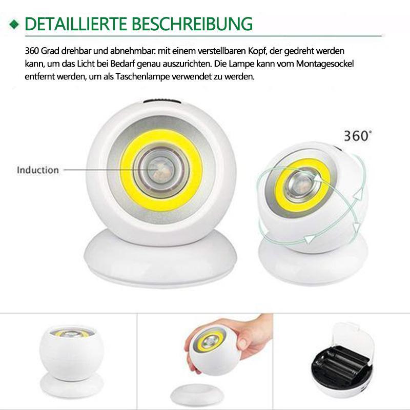 Wiederaufladbare USB-Bewegungssensorleuchte
