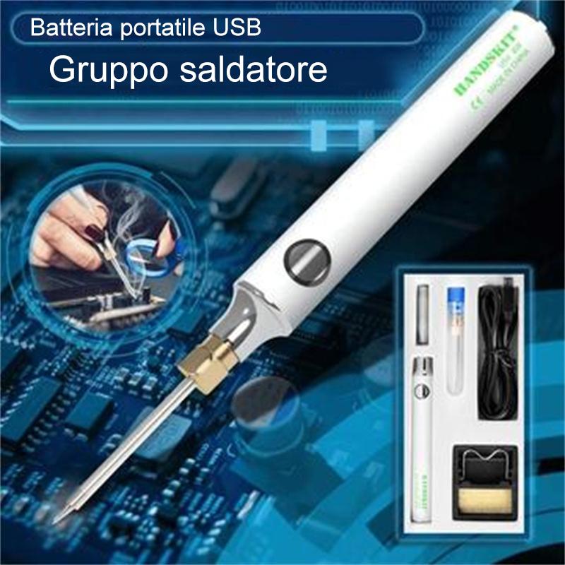 SET SALDATORE ELETTRICO PORTATILE USB